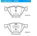 ATE Bremsbelagsatz, Scheibenbremse 13046072232 f&uuml;r BMW