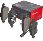 BREMBO Bremsbelagsatz, Scheibenbremse p85075 f&uuml;r VW (FAW) Audi SEAT Skoda (SVW)