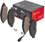 BREMBO Bremsbelagsatz, Scheibenbremse p85131 f&uuml;r VW Skoda Audi (FAW) (SVW)