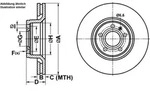 ATE Bremsscheibe 24032501491 bel&uuml;ftet 314mm 25mm f&uuml;r VAG