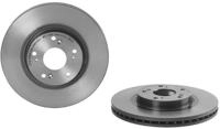 BREMBO Bremsscheibe COATED DISC LINE 09b27011 296mm 25mm f&uuml;r HONDA