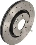 BREMBO Bremsscheibe XTRA LINE 0986951x 266mm 22mm f&uuml;r Peugeot Citro&euml;n DS Opel