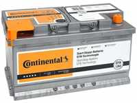Continental Autobatterie 75Ah 12 V Starterbatterie 730 A Bleisäure Batterie...