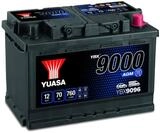 YUASA Starterbatterie ybx9096 12V 68Ah 760A f&uuml;r Opel Ford Volvo Vaughall Porsche