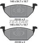 TEXTAR Bremsbelagsatz, Scheibenbremse 2313001 f&uuml;r Skoda (SVW) VW Audi JETTA (FAW)