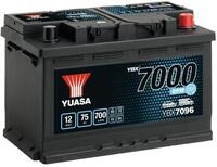 YUASA Starterbatterie AGM YBX7000 - EFB Start Stop Plus 12V 75Ah 700A ybx7096...