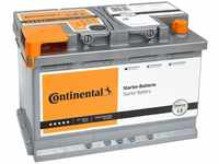 Continental Autobatterie 80Ah 12 V Starterbatterie 750 A Bleisäure Batterie...