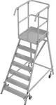 Krause STABILO PodestLeiter fahrbar, einseitig begehbar 1x7