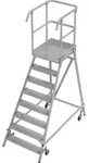 Krause STABILO PodestLeiter fahrbar, einseitig begehbar 1x8
