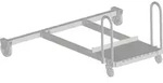ZARGES Tankwagenleiter Fahrwerk mit Traverse starr