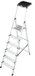 Krause 126542, Krause MONTO Stufen-StehLeiter Secury mit MultiGrip 6 Stufen