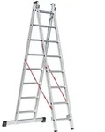 Euroline Alu-Mehrzweckleiter 2-teilig Nr. 306 2x8