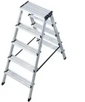 Krause 120342, Krause MONTO Stufen-DoppelLeiter Dopplo 2x5 Stufen