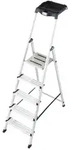 Krause 126535, Krause MONTO Stufen-StehLeiter Secury mit MultiGrip 5 Stufen