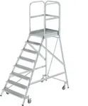 G&uuml;nzburger Steigtechnik Podesttreppe einseitig begehbar 8 Stufen