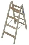 Krause 170064, Krause STABILO Sprossen-DoppelLeiter (Holz) 2x4 Sprossen