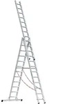 Euroline Alu-Mehrzweckleiter 3-teilig Nr. 307 Vielzweckleiter 3x12