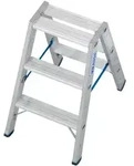 Krause STABILO Stufen-DoppelLeiter 2x3 Stufen