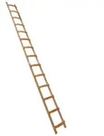 Euroline Holz-Dachdeckerauflegeleiter Nr. 11101 1x14