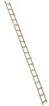 Euroline Holz-Dachdeckerauflegeleiter Nr. 11101 1x18
