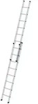 G&uuml;nzburger Steigtechnik Sprossen-Schiebeleiter 2-teilig ohne Traverse 2x8 Sprossen