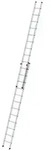 G&uuml;nzburger Steigtechnik Sprossen-Schiebeleiter 2-teilig ohne Traverse 2x12 Sprossen