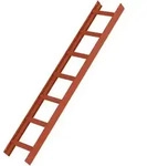 G&uuml;nzburger Steigtechnik Dachleiter Rot 7 Sprossen