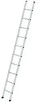 G&uuml;nzburger Steigtechnik Sprossen-Anlegeleiter 350mm breit ohne Traverse 10 Sprossen