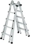 G&uuml;nzburger Steigtechnik Teleskopleiter 4-teilig ohne Traverse 4x5 Sprossen