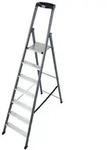 Krause 124210, Krause MONTO Stufen-Stehleiter SePro S eloxiert 7 Stufen