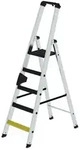 G&uuml;nzburger Steigtechnik Stufen-Stehleiter 250 kg einseitig begehbar mit clip-step