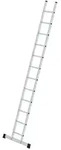 G&uuml;nzburger Steigtechnik Sprossen-Anlegeleiter 350 mm breit mit Standard-Traverse 12