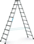 ZARGES 41438, ZARGES Comfortstep B - LM-Stufen-Stehleiter 2x10 Stufen