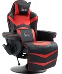 HOMCOM Gamingsessel mit Massagefunktion, ergonomischer Gaming Stuhl,...