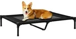 PawHut Hundeliege Erh&ouml;htes Outdoor Hundebett & Hundesofa, Oxford Schwarz,