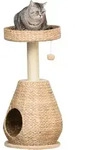 PawHut Kratzbaum Katzenbaum mit Katzenh&ouml;hle 82,5H cm, Sisal & Ballspielzeug f&uuml;r