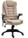 Vinsetto Ergonomischer Chefsessel mit Massage & Heizfunktion, H&ouml;henverstellbare