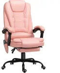 Vinsetto B&uuml;rostuhl mit 7 Punkt Massage, ergonomischer B&uuml;rosessel mit Liegefunktion,