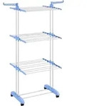 HOMCOM W&auml;schetrockner Turmw&auml;schest&auml;nder 73 x 64 x 177cm ausziehbar mit...
