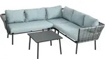 Outsunny Rattan Gartenm&ouml;bel-Set rattan sitzgruppe mit Kissen, 2 Doppelsofas, 1