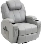 HOMCOM TV Sessel elektrisch, Belastbarkeit 150 kg, stressless Relaxsessel mit