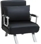 HOMCOM 2-in-1 Schlafsofa mit verstellbarer R&uuml;ckenlehne 65L x 77B x 80H cm,