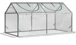 Outsunny Foliegew&auml;chshaus mit Fenster, PVC Treibhaus 120x60x60 cm,...