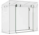 Outsunny Gew&auml;chshaus Foliengew&auml;chshaus 200x68x196cm mit Rollt&uuml;r &...