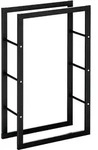 HOMCOM Kaminholzst&auml;nder Kaminholzablage Feuerholzregal Kaminholzhalter 100kg Stahl