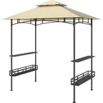 Outsunny Grillpavillon 240 x 150 x 257 cm wasserdicht flammhemmend...