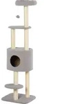 PawHut Kratzbaum mit Kratzbrett H&ouml;hle Sisal Hochwertiger Kurzpl&uuml;sch 45L x 40B...