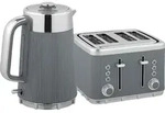 HOMCOM Wasserkocher Toaster Set 1,7L 2200W Schnell Wasserkocher mit