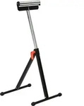 HOMCOM Rollenbock H&ouml;henverstellbarer St&uuml;tzbock bis 90kg belastbar Metall Schwarz