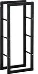 HOMCOM Kaminholzst&auml;nder Kaminholzablage Feuerholzregal Kaminholzhalter 100kg Stahl